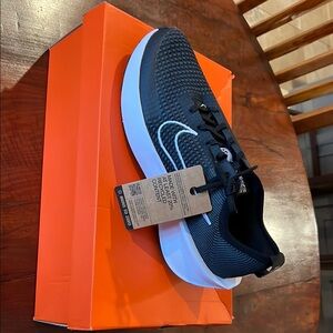 Nike Black and White Running Shoes